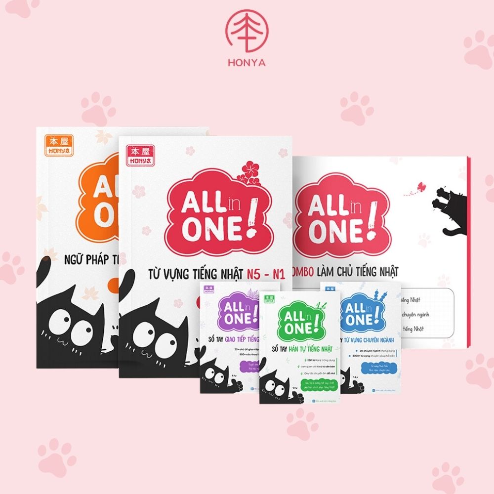 COMBO LÀM CHỦ TIẾNG NHẬT N5-N1 - ALL IN ONE (8900 Yên)