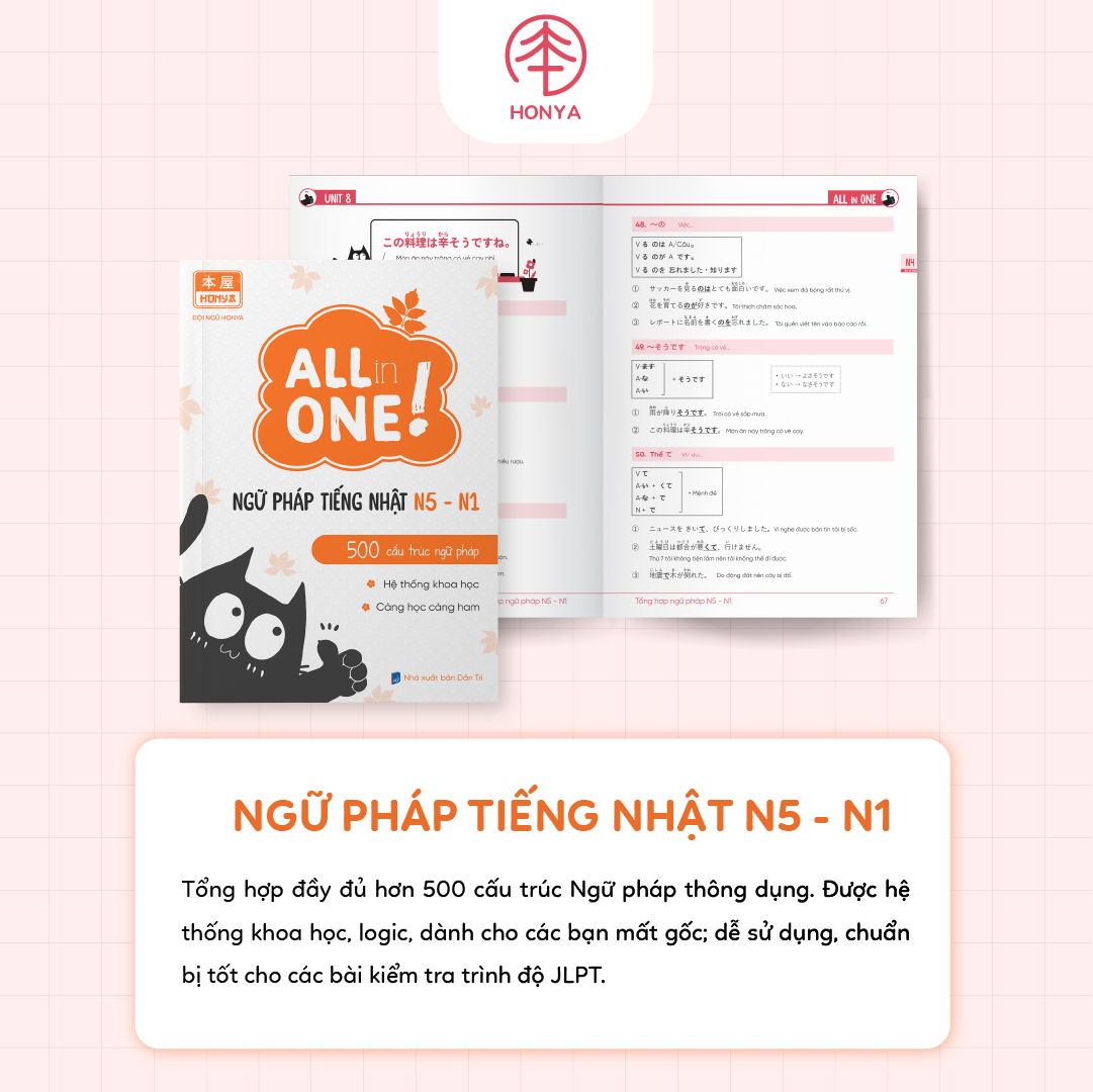 COMBO LÀM CHỦ TIẾNG NHẬT N5-N1 - ALL IN ONE (8900 Yên)