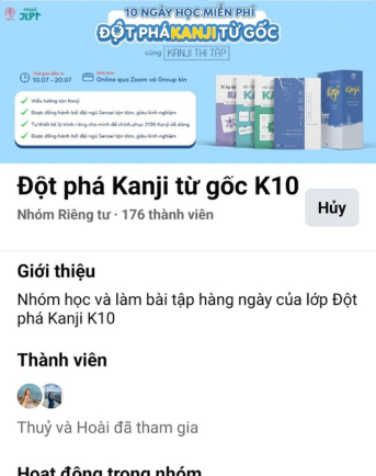 Chương trình học đồng hành cùng học viên