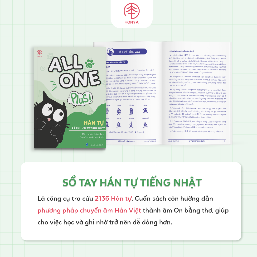 SỔ TAY HÁN TỰ TIẾNG NHẬT N5-N1