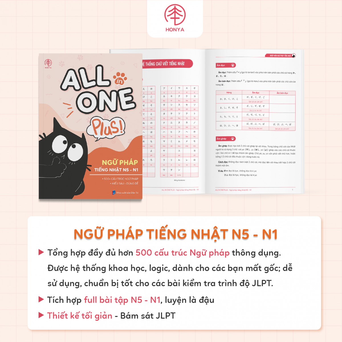 COMBO TỪ VỰNG - NGỮ PHÁP TIẾNG NHẬT N5-N1