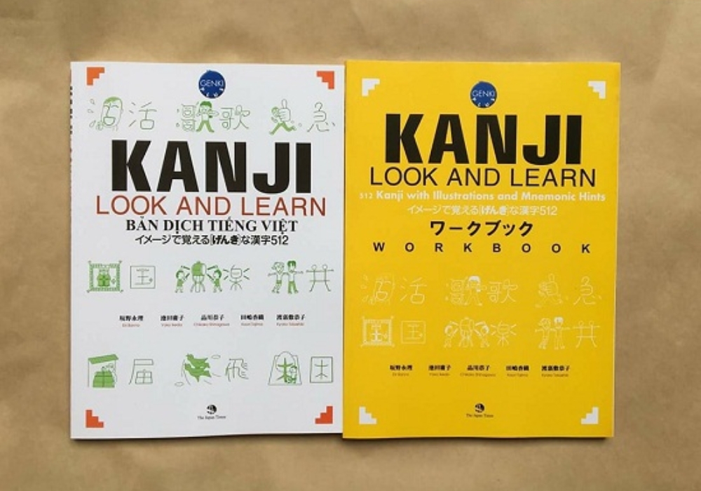 Bộ sách học kanji nhiều người đang sử dụng 